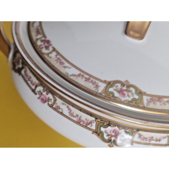 Antique  By Theodore Haviland, Limoges, France Lidded Vegetable Bowl 1910-20 - Picture 3 of 12